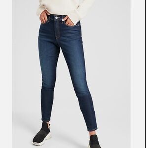 Athleta Women's Skinny Jeans - Dark Blue